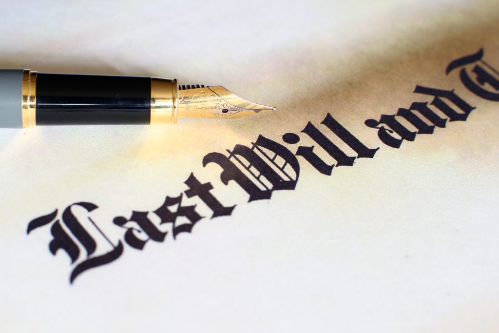 Last will and testament